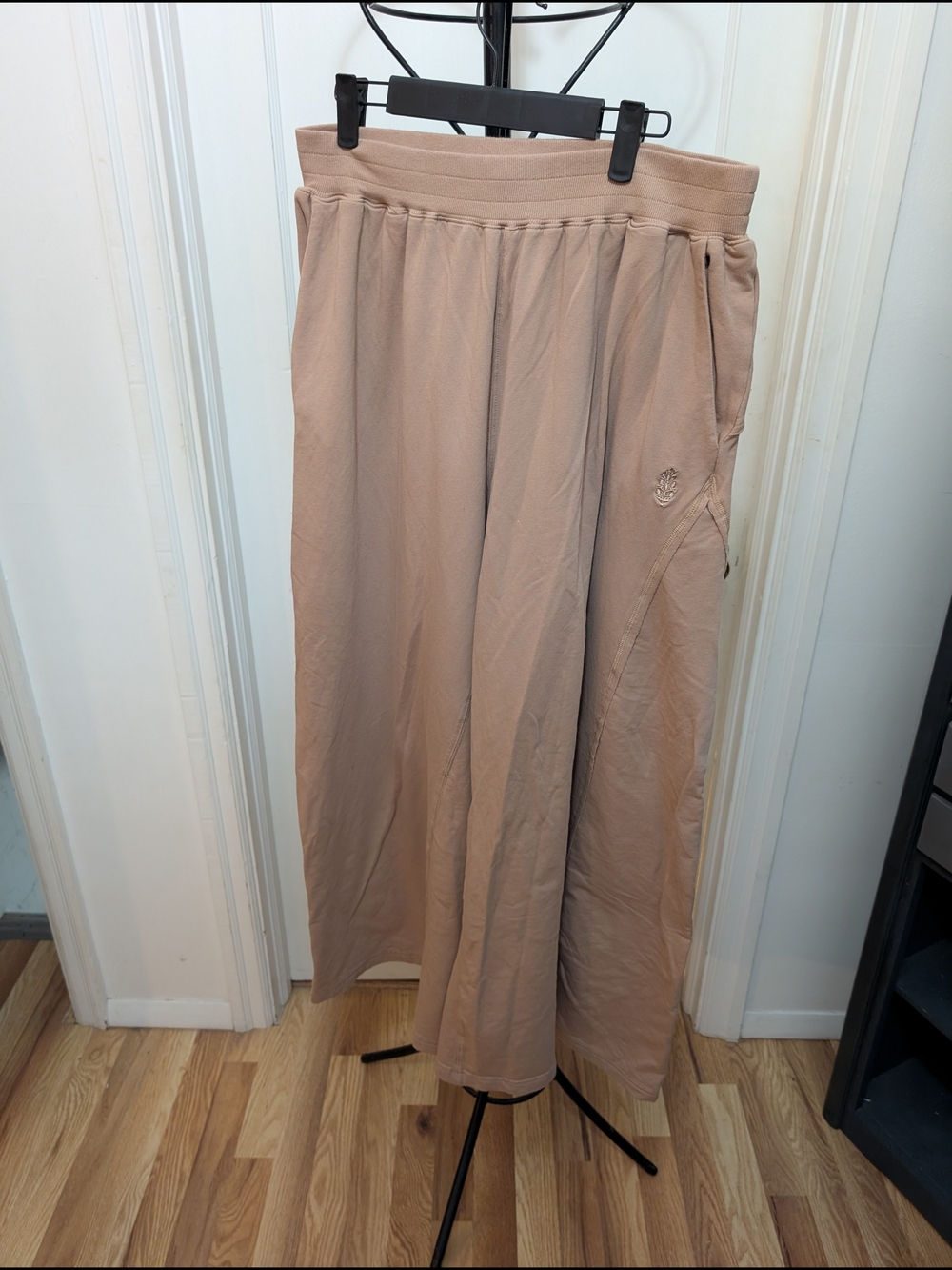 FP Movement by Free People Wide-Leg Pants in Taupe Size XL